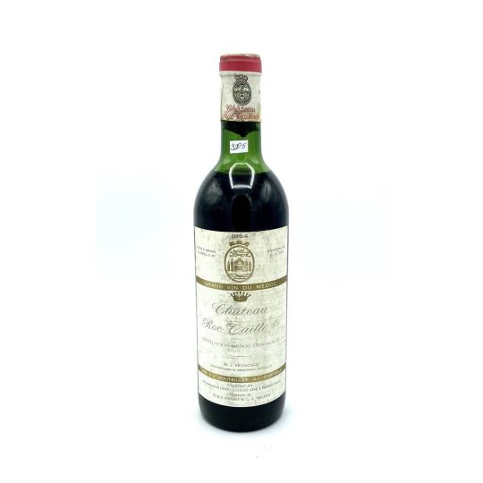 Vintage Bottle - Chateau Roc-Taillade Grand Vin Du Medoc 1964 0,75 lt. - COD. 3205 - Enoteca Bevi Bene
