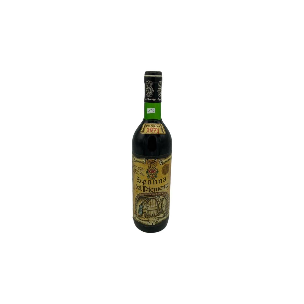 Vintage Bottle - Az. Agr. F.lli Berteletti Spanna del Piemonte 1971 0,72 lt. - COD. 3595 - Enoteca Bevi Bene