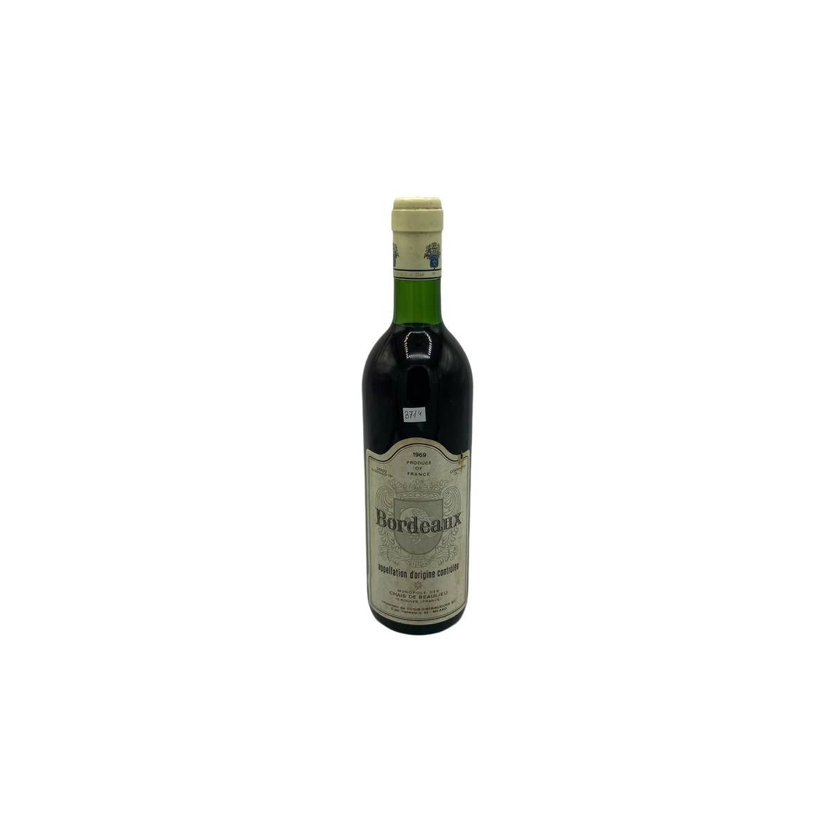Vintage Bottle - Monopole de Chais de Beauliei Bordeaux 1969 0,75 lt. - COD. 3714 - Enoteca Bevi Bene