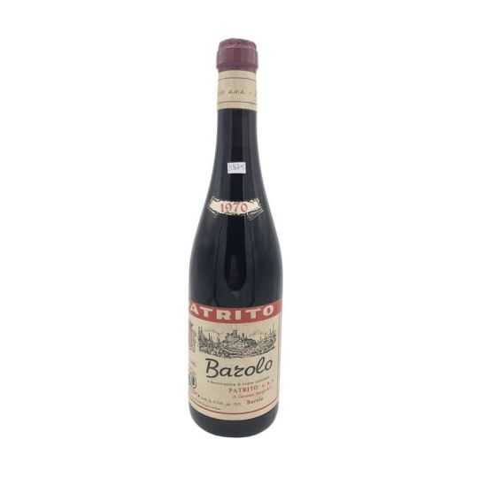 Vintage Bottle - Patrito Barolo DOC 1970 0,72 lt. - COD. 3875 - Enoteca Bevi Bene