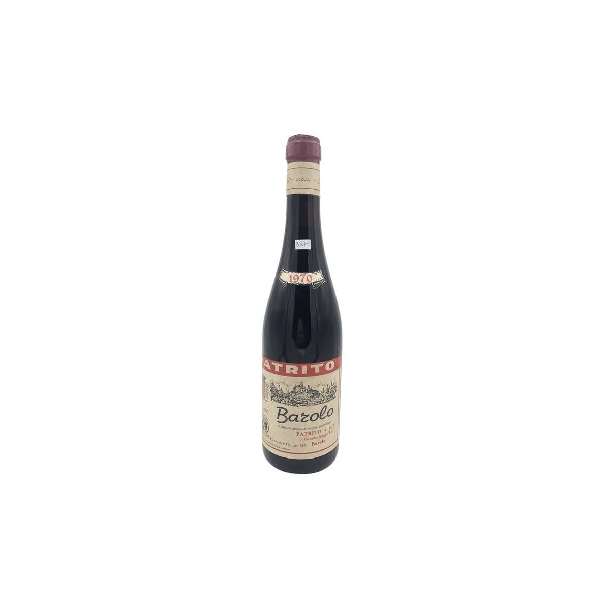 Vintage Bottle - Patrito Barolo DOC 1970 0,72 lt. - COD. 3875 - Enoteca Bevi Bene