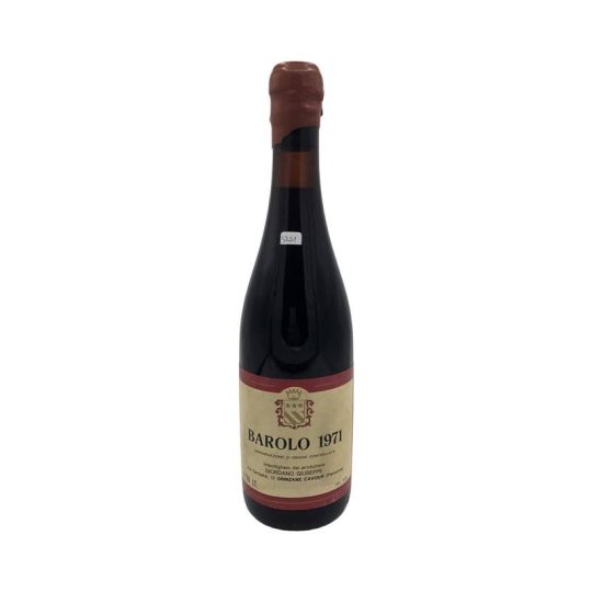 Vintage Bottle - Giordano Giuseppe Barolo DOC 1971 0,72 lt. - COD. 3881