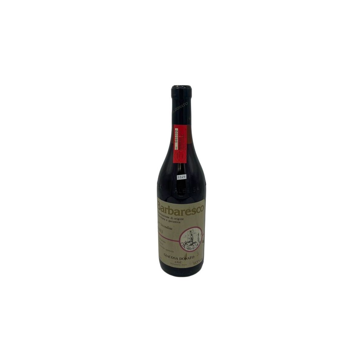 Vintage Bottle - Giacosa Donato Barbaresco DOCG "Surì Secondine" 1983 0,75 lt. - COD. 3924 - Enoteca Bevi Bene