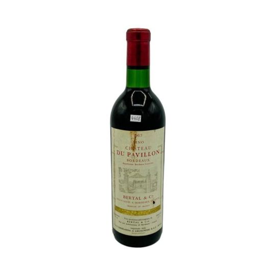 Vintage Bottle - Bertal &amp; Cie Bordeaux Chateau du Pavillon 1967 0,75 lt. - COD. 4408 - Enoteca Bevi Bene