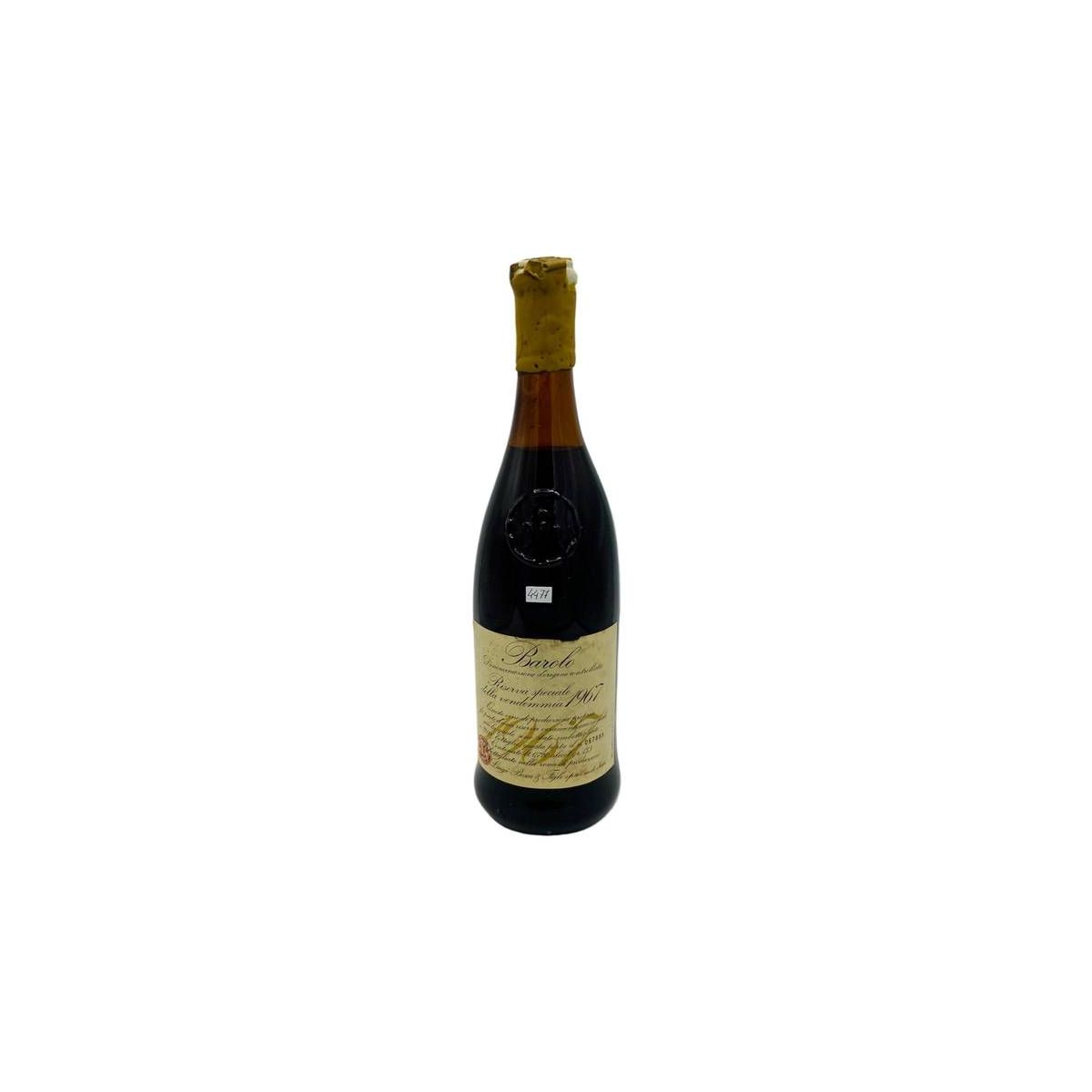 Vintage Bottle - Luigi Bosca &amp; Figli Barolo Riserva Speciale 1967 0,72 lt. - COD. 4477 - Enoteca Bevi Bene