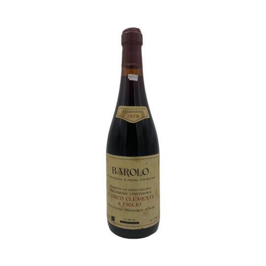 Vintage Bottle - Domenico Clerico / Clerico Clemente & Figlio Barolo DOC 1978 0,75 lt. - COD. 3552