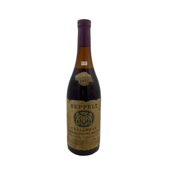 Vintage Bottle - Seppelt Chalambar Australian Still Red Table Wine 1971 0,74 lt. - COD. 4835 - Enoteca Bevi Bene