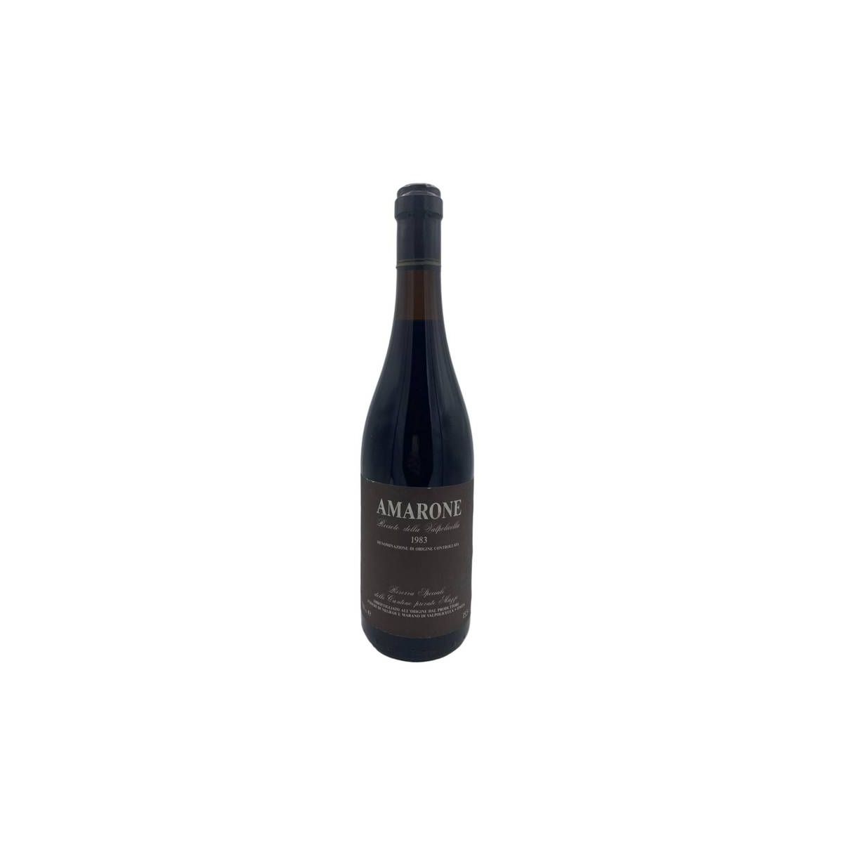 Vintage Bottle - Poderi di Negrar e Marano di Valpolicella Amarone della Valpolicella Classico DOC 1983 - COD. 4848-58 - Enoteca Bevi Bene