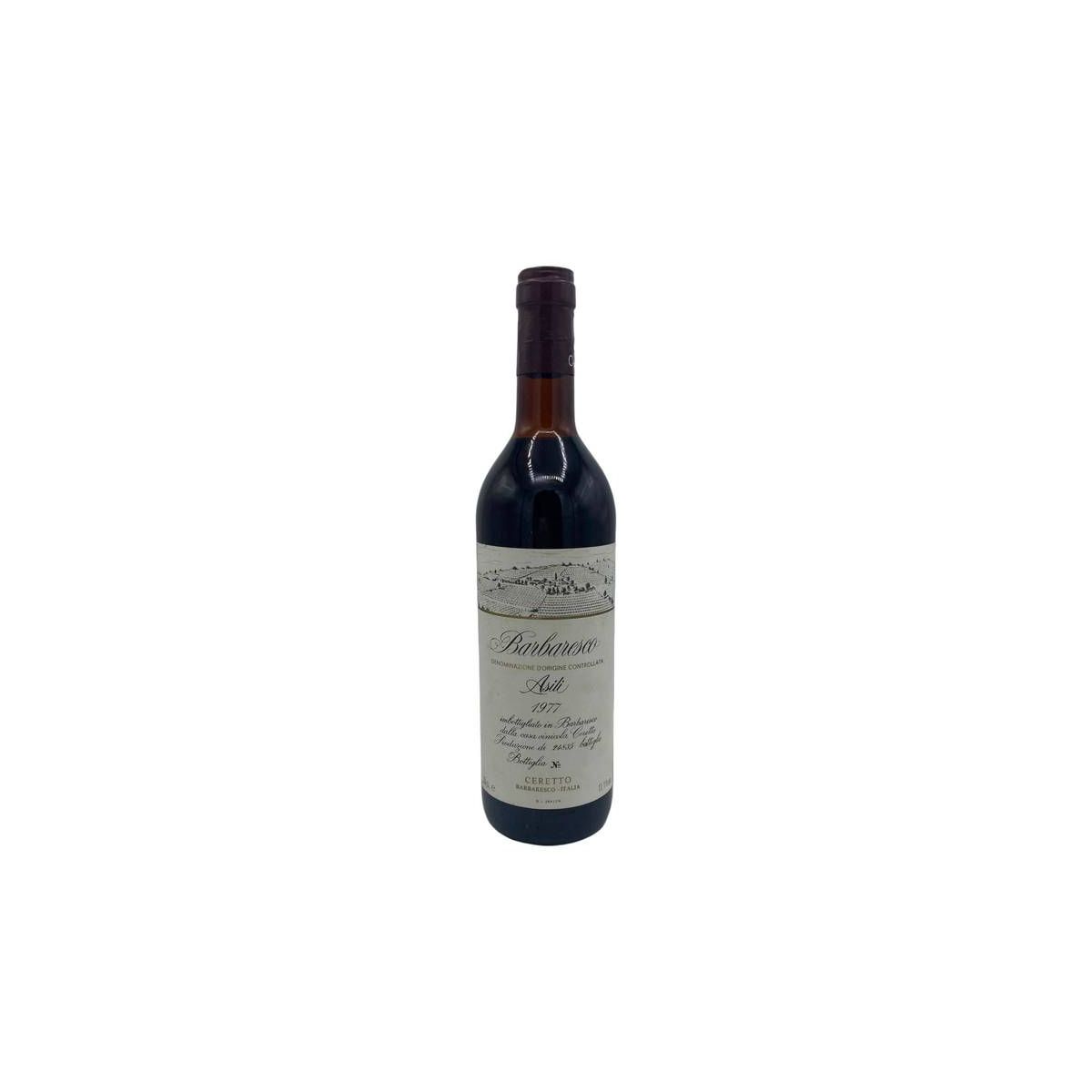 Vintage Bottle - Ceretto Barbaresco DOC Asili 1977 0,75 lt. - COD. 4898 / 4914 - Enoteca Bevi Bene