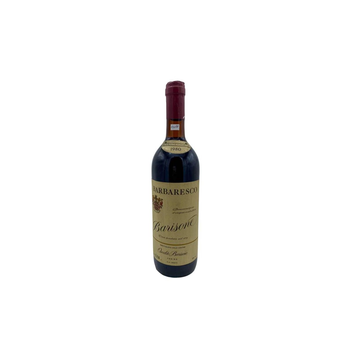 Vintage Bottle - Osvaldo Barisone Barbaresco DOC "Barisone" 1980 0,75 lt. - COD. 10031 - Enoteca Bevi Bene