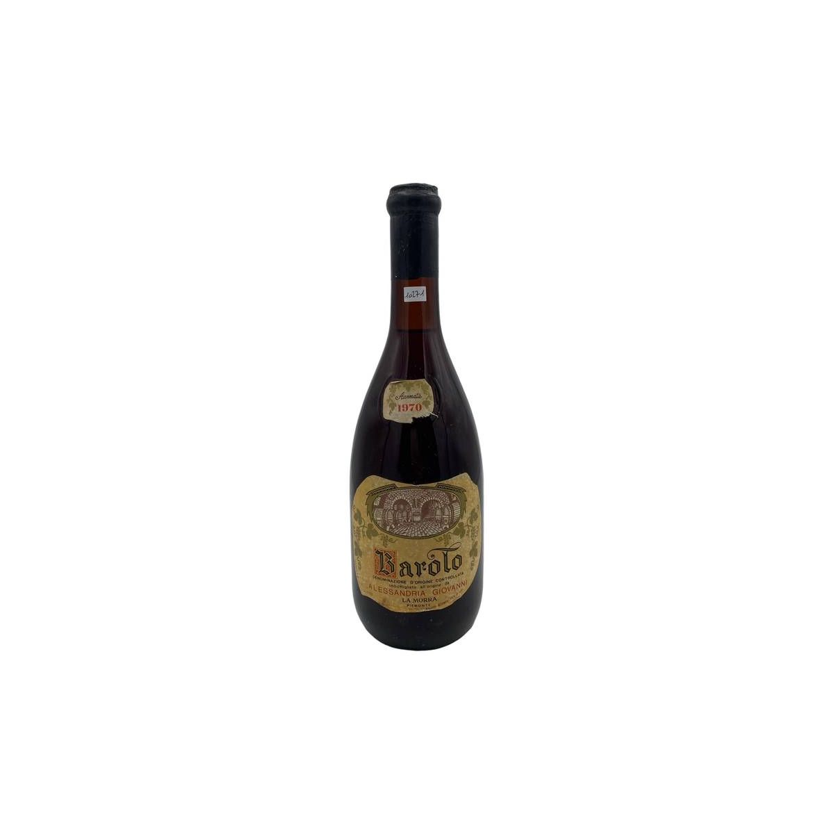 Vintage Bottle - Alessandria Giovanni Barolo DOC 1970 0,72 lt. - COD. 10271