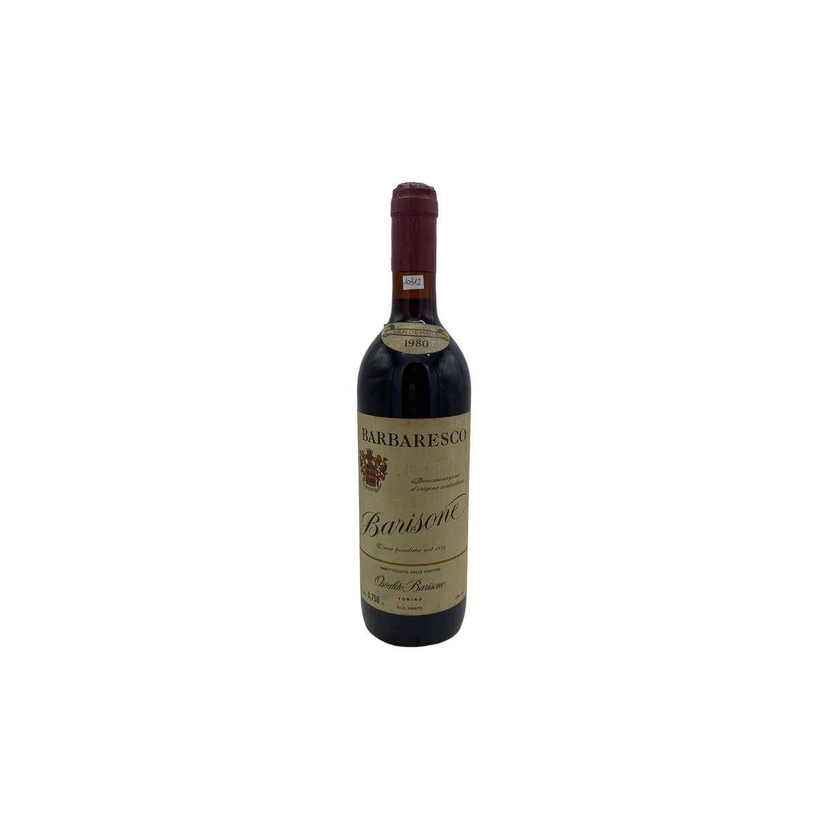 Vintage Bottle - Osvaldo Barisone Barbaresco DOC "Barisone" 1980 0,75 lt. - COD. 10312 - Enoteca Bevi Bene