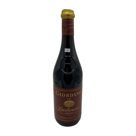 Vintage Bottle - Giordano Barbaresco DOCG 1989 0,75 lt. - COD. 10367 - Enoteca Bevi Bene