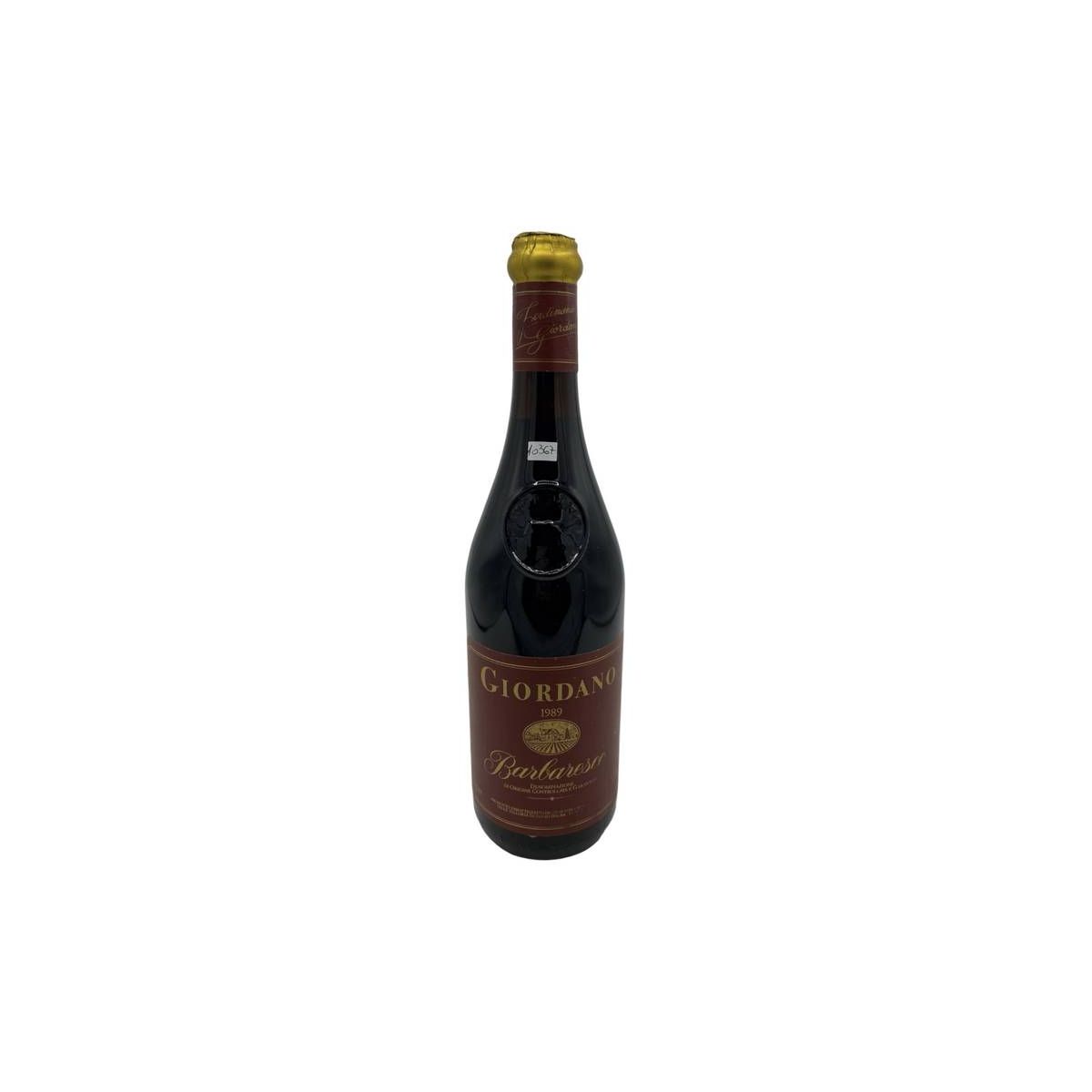 Vintage Bottle - Giordano Barbaresco DOCG 1989 0,75 lt. - COD. 10367 - Enoteca Bevi Bene