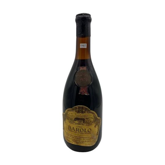 Vintage Bottle - Giovanni Scanavino Barolo DOC 1970 0,72 lt. - COD. 10448 - Enoteca Bevi Bene