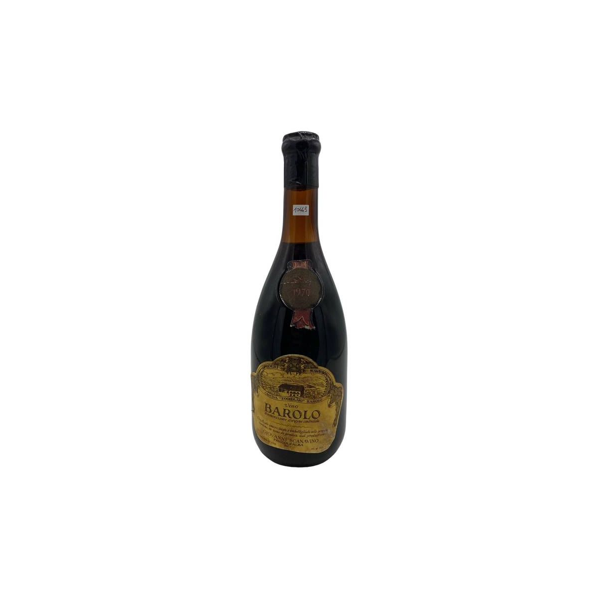 Vintage Bottle - Giovanni Scanavino Barolo DOC 1970 0,72 lt. - COD. 10448 - Enoteca Bevi Bene