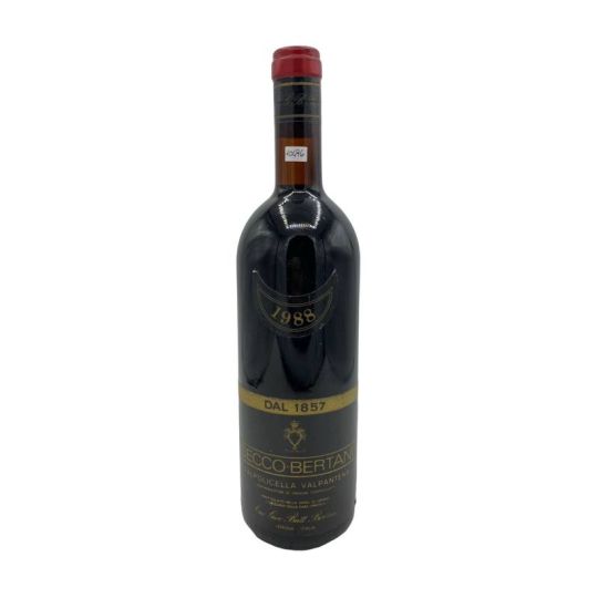 Vintage Bottle - Bertani Valpolicella Valpantena DOC "Secco-Bertani" 1988 0,75 lt. - COD. 10496 - Enoteca Bevi Bene