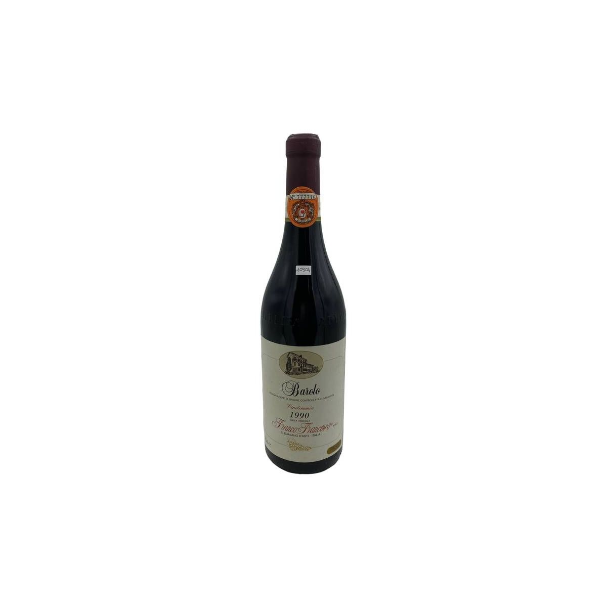 Vintage Bottle - Franco Francesco Barolo DOCG 1990 0,75 lt. - COD. 10504