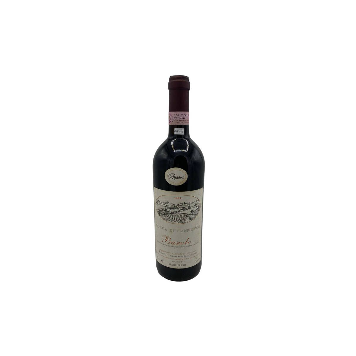 Vintage Bottle - Fratelli Osvaldo e Romolo Adriano Barolo Riserva DOCG Tenuta di Pianpolvere 1993 0,75 lt. - COD. 10558