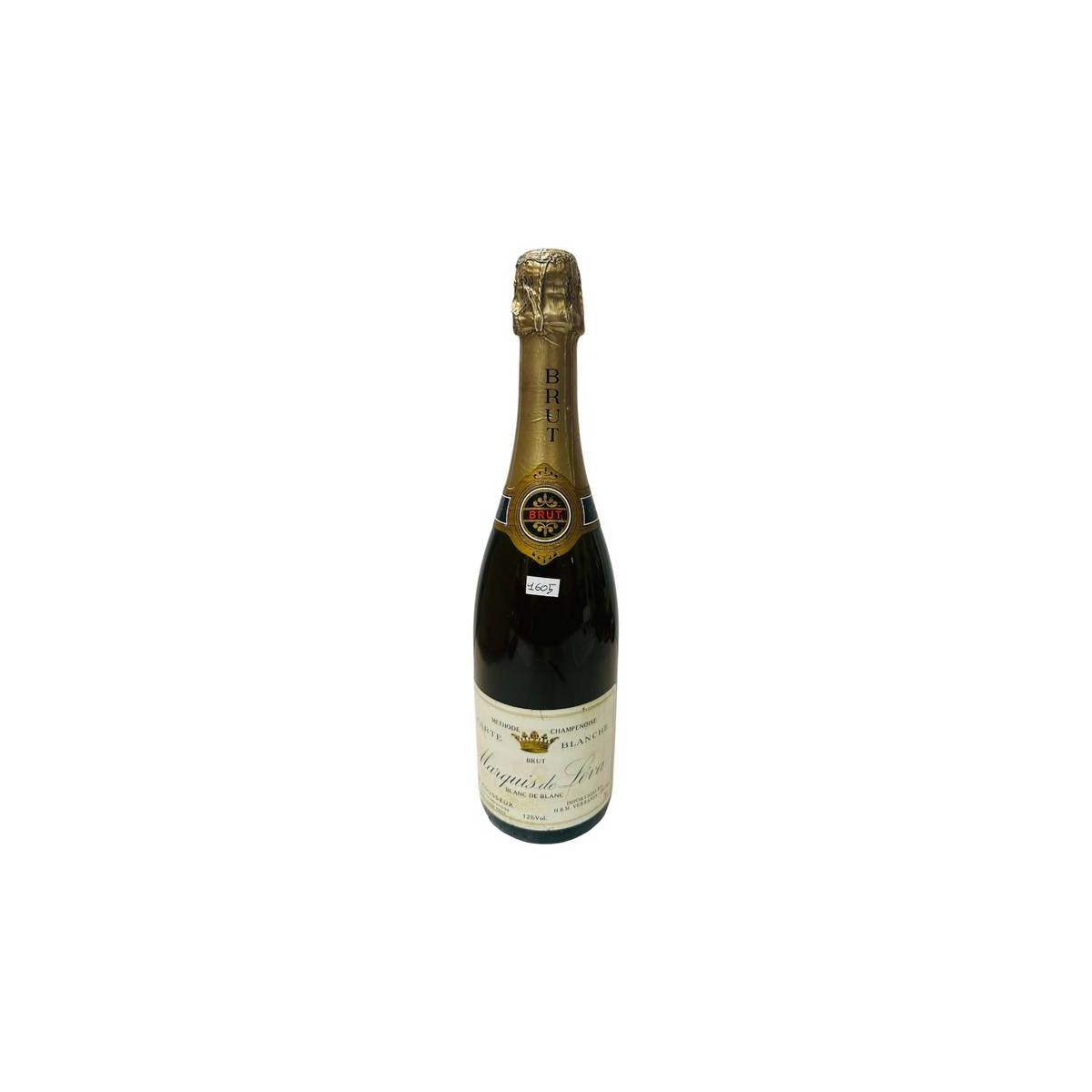 Vintage Bottle - Marquise de Léva Carte Blanche Blanc de Blanc 0,75 lt. - COD. 1605 - Enoteca Bevi Bene