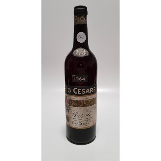 Vintage Bottle - Pio Cesare Barolo Clear Color 1964 0,72 lt. - COD. 1046 - Enoteca Bevi Bene