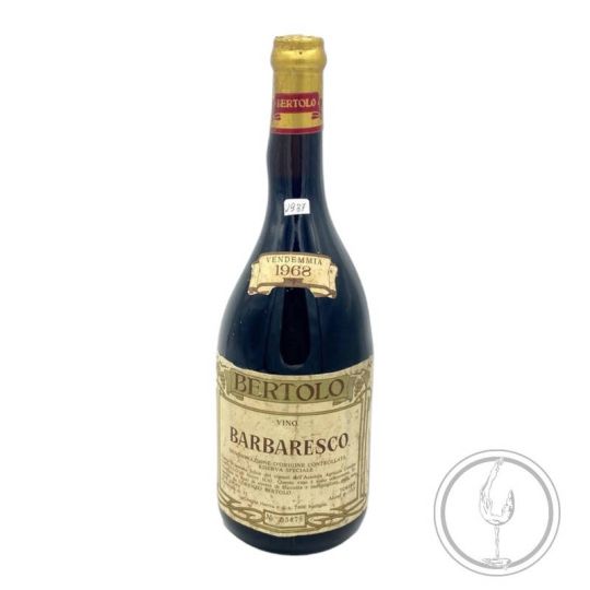 Vintage Bottle - Bertolo Barbaresco DOC 1968 0,72 lt. - COD. 2937 - Enoteca Bevi Bene