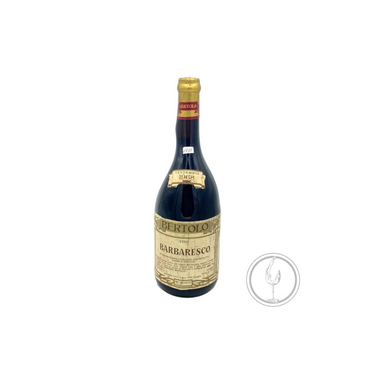Vintage Bottle - Bertolo Barbaresco DOC 1968 0,72 lt. - COD. 2937 - Enoteca Bevi Bene