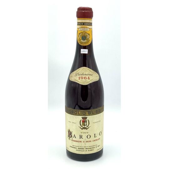 Vintage Bottle - Consorzio Agrario Provinciale di Asti Barolo DOC 1964 0,72 lt. - COD. 2887 - Enoteca Bevi Bene