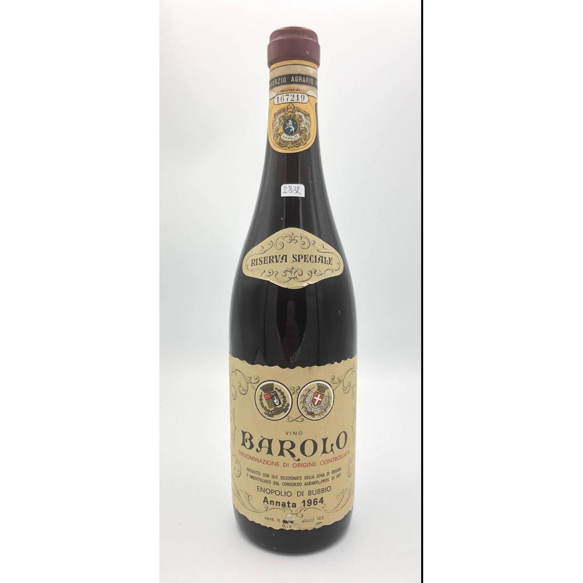 Vintage Bottle - Enopolio di Bubbio Barolo Riserva Speciale DOC 1964 0,72 lt. - COD. 2832