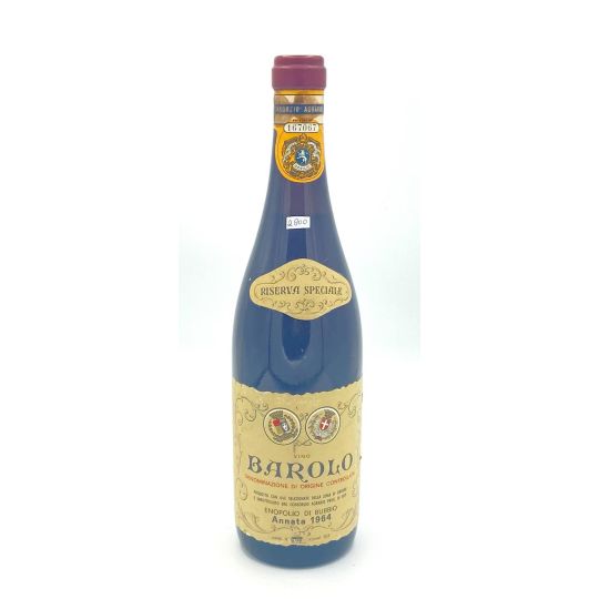 Vintage Bottle - Enopolio di Bubbio Barolo Riserva Speciale DOC 1964 0,72 lt. - COD. 2900 - Enoteca Bevi Bene