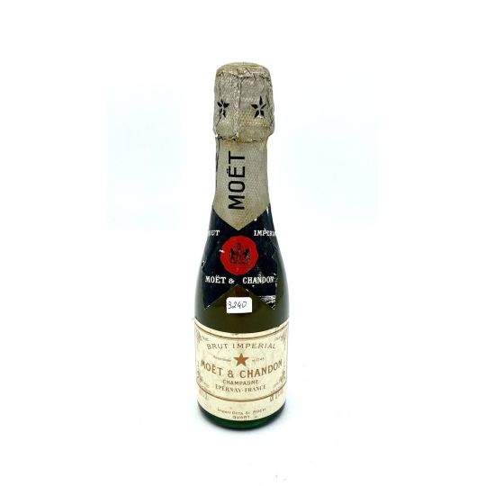 Vintage Bottle - Moet&amp;Chandon Champagne AOC Brut Imperial Vecchia Sboccatura 0,1875 lt. MIGNONETTE - COD. 3240 - Enoteca Bevi Bene