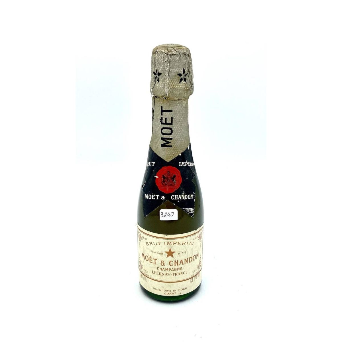 Vintage Bottle - Moet&amp;Chandon Champagne AOC Brut Imperial Vecchia Sboccatura 0,1875 lt. MIGNONETTE - COD. 3240 - Enoteca Bevi Bene