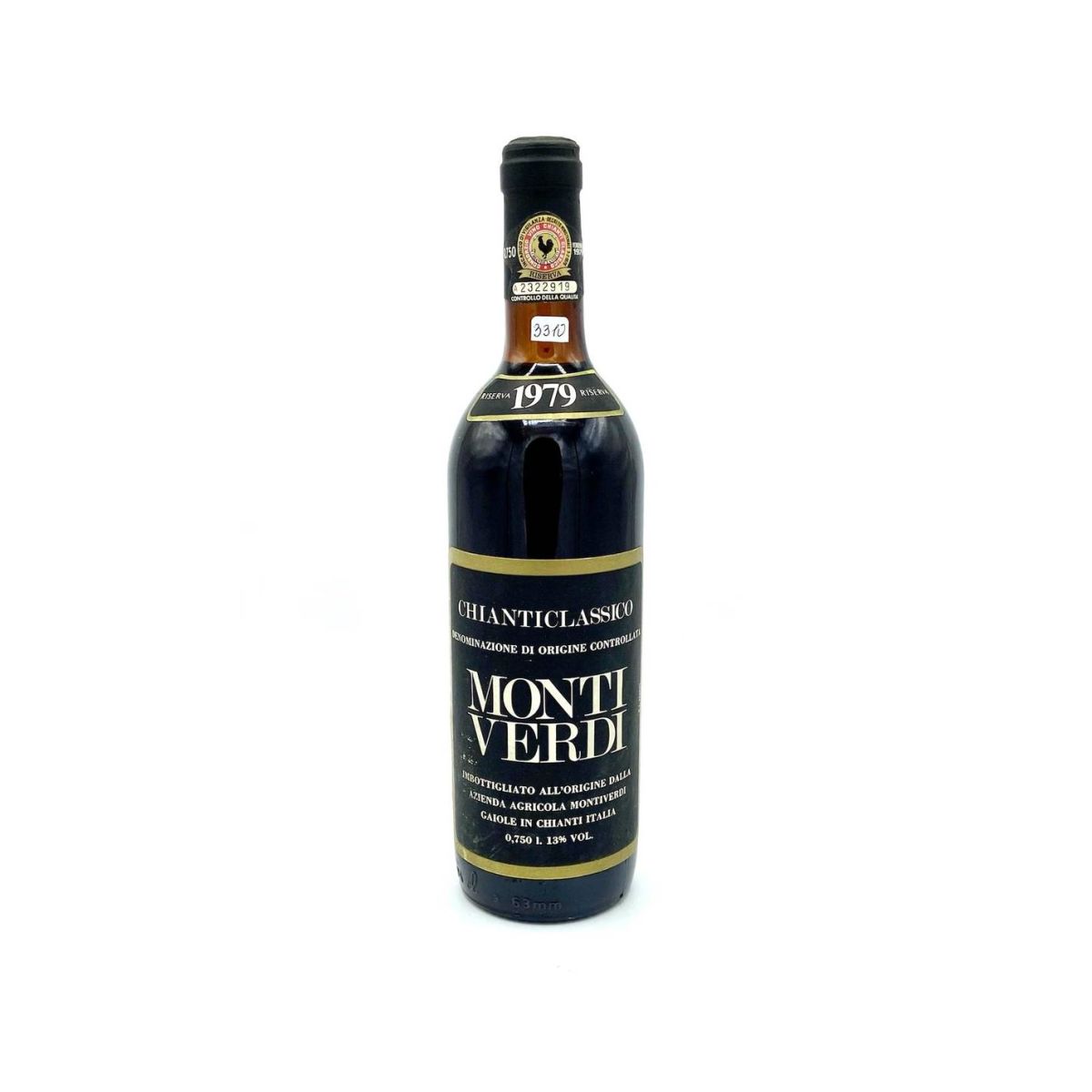 Vintage Bottle - Montiverdi Chianti Classico DOC 1979 0,75 lt. - COD. 3310 - Enoteca Bevi Bene