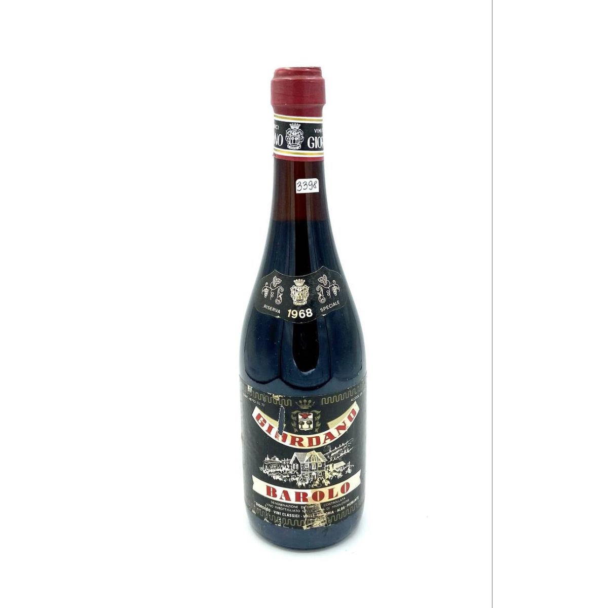 Vintage Bottle - Giordano Barolo Riserva DOC 1968 0,72 lt. - COD. 3398