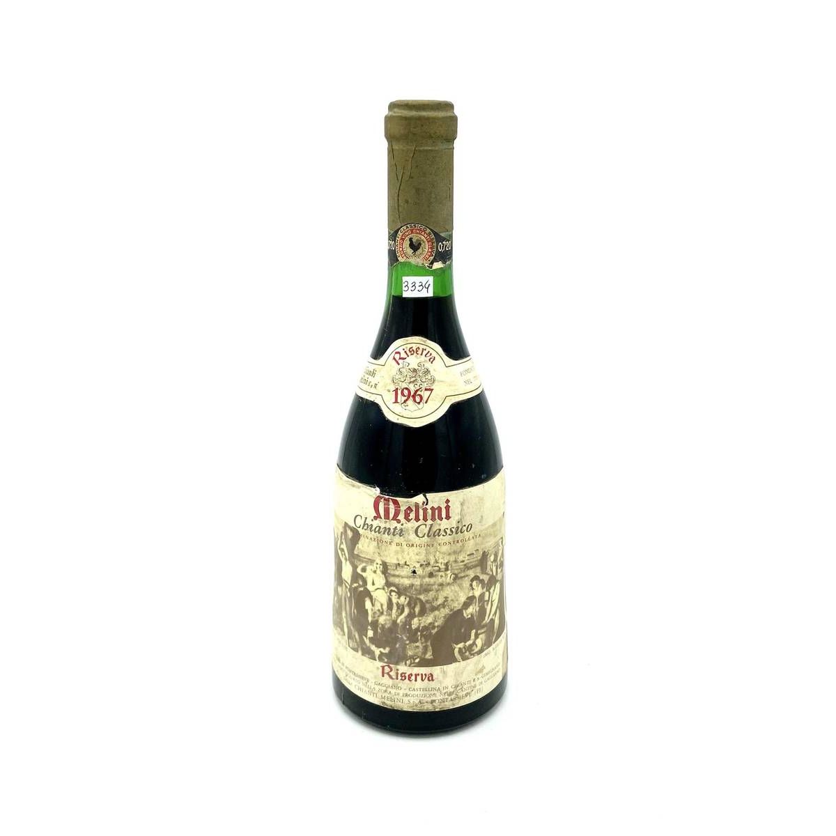 Vintage Bottle - Melini Chianti Classico Riserva DOC 1967 0,72 lt. - COD. 3334 - Enoteca Bevi Bene