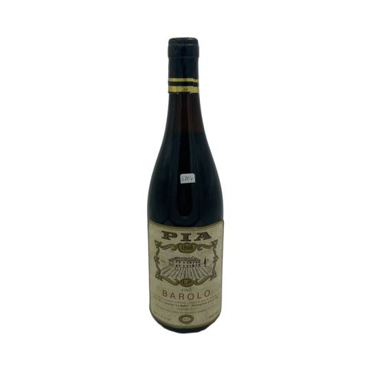 Vintage Bottle - Luigi Pia Barolo DOC 1971 0,72 lt. - COD. 3704 - Enoteca Bevi Bene