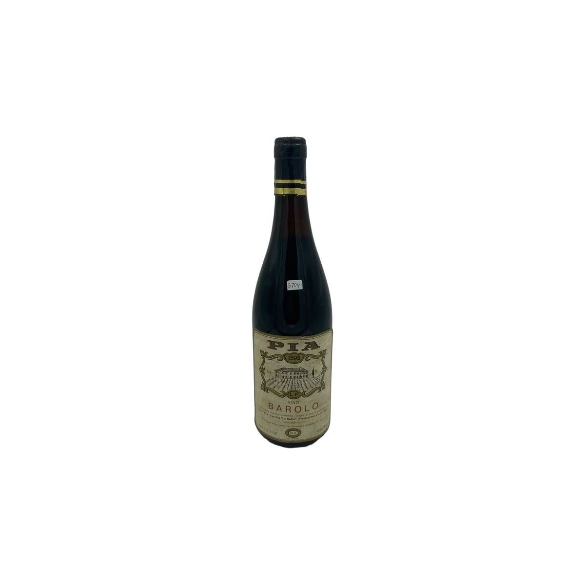 Vintage Bottle - Luigi Pia Barolo DOC 1971 0,72 lt. - COD. 3704 - Enoteca Bevi Bene