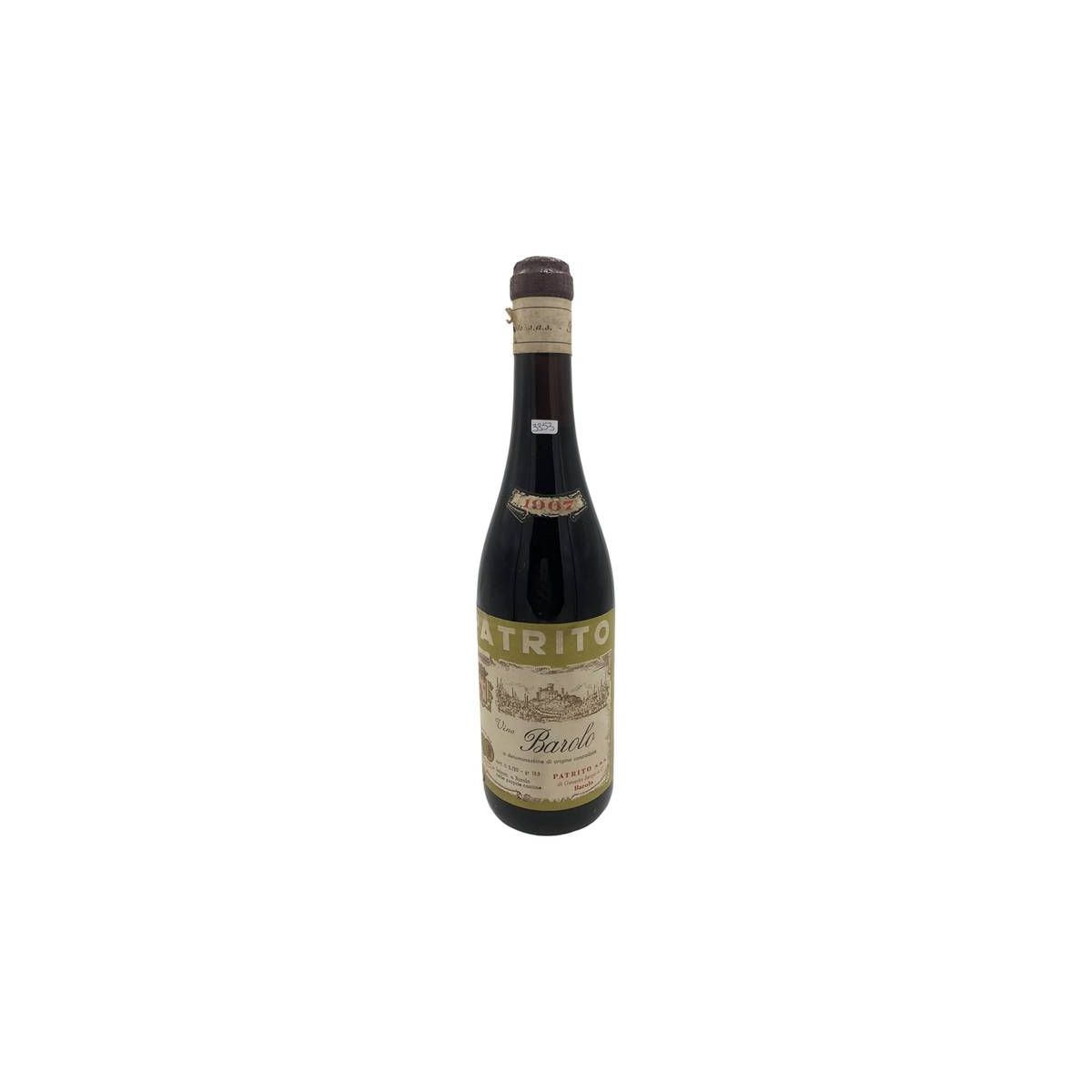 Vintage Bottle - Patrito Barolo DOC 1967 0,72 lt. - COD. 3853 - Enoteca Bevi Bene