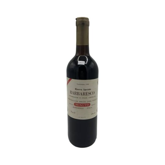 Vintage Bottle - Minuto Barbaresco Riserva Speciale 1980 0,75 lt. - COD. 3867 - Enoteca Bevi Bene