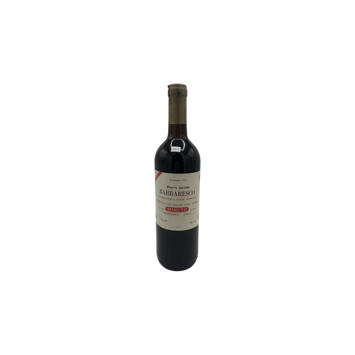 Vintage Bottle - Minuto Barbaresco Riserva Speciale 1980 0,75 lt. - COD. 3867 - Enoteca Bevi Bene