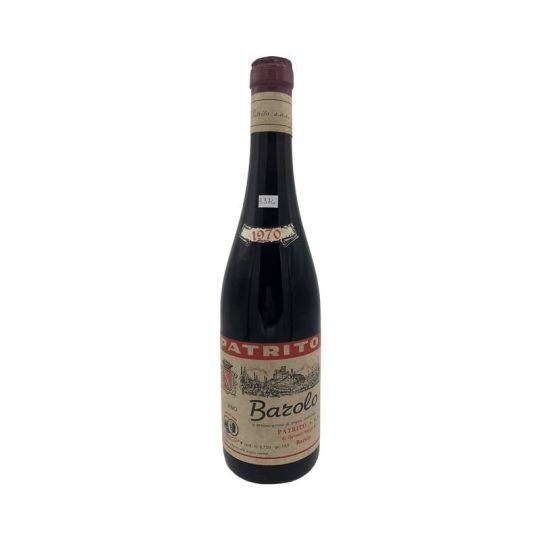 Vintage Bottle - Patrito Barolo DOC 1970 0,72 lt. - COD. 3874 - Enoteca Bevi Bene