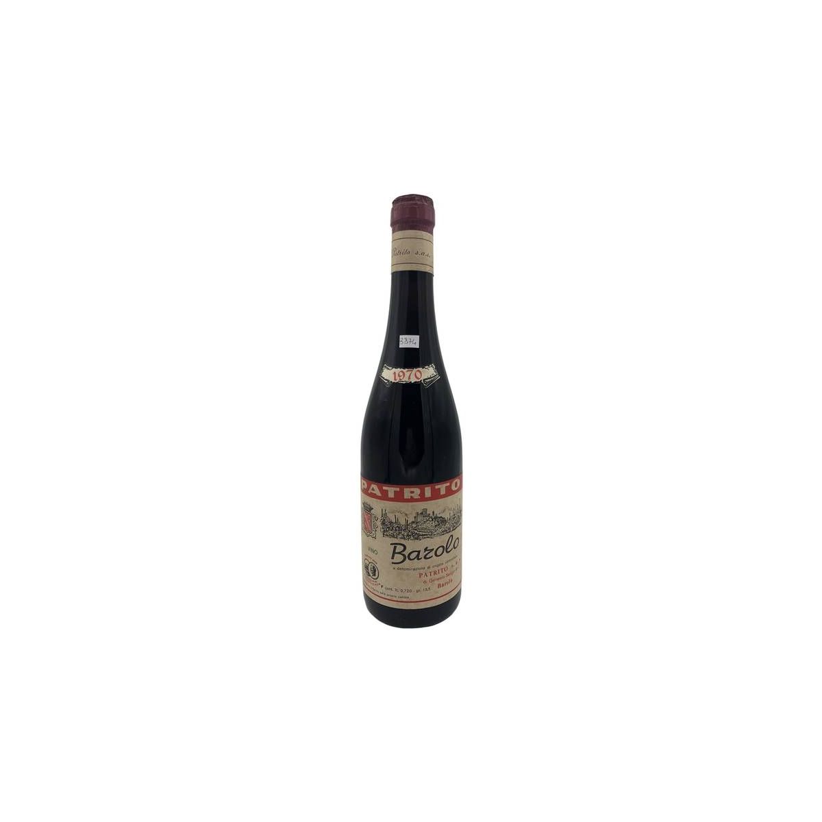 Vintage Bottle - Patrito Barolo DOC 1970 0,72 lt. - COD. 3874 - Enoteca Bevi Bene