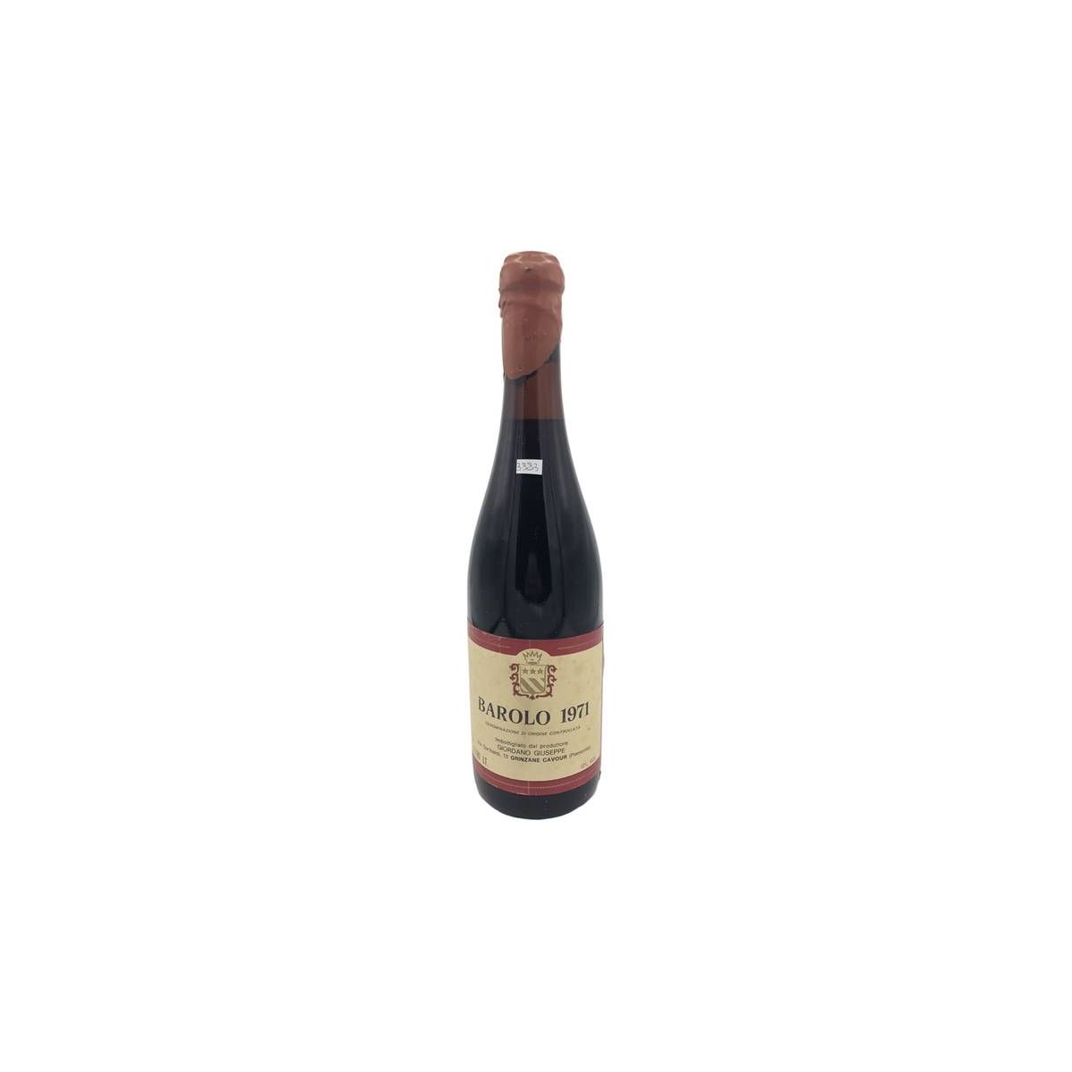 Vintage Bottle - Giordano Giuseppe Barolo DOC 1971 0,72 lt. - COD. 3883