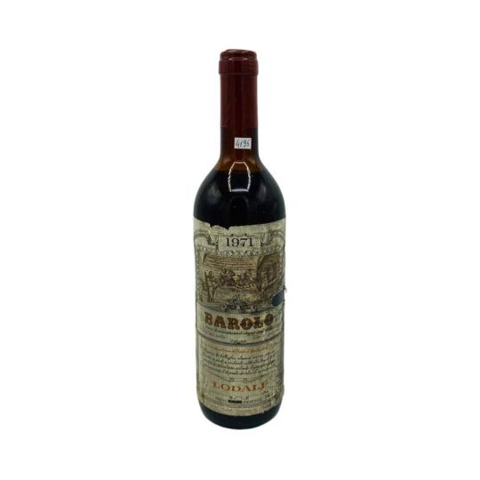 Vintage Bottle - Lodali Barolo DOC 1971 0,75 lt. RUINED LABEL - COD. 4195 - Enoteca Bevi Bene