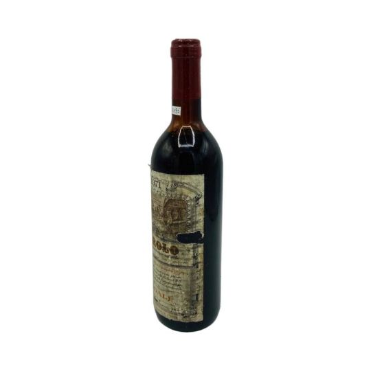 Vintage Bottle - Lodali Barolo DOC 1971 0,75 lt. RUINED LABEL - COD. 4195 - Enoteca Bevi Bene