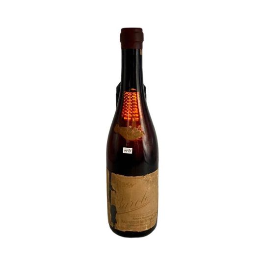 Vintage Bottle - Mascarello Giuseppe Barolo Riserva DOC 1964 0,72 lt. CLEAR COLOR e RUINED LABEL - COD. 4472 - Enoteca Bevi Bene