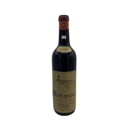 Vintage Bottle - Mario Minuto Barbaresco DOC 1967 "Cascina Cabanet" 0,72 lt. - COD. 10027 - Enoteca Bevi Bene