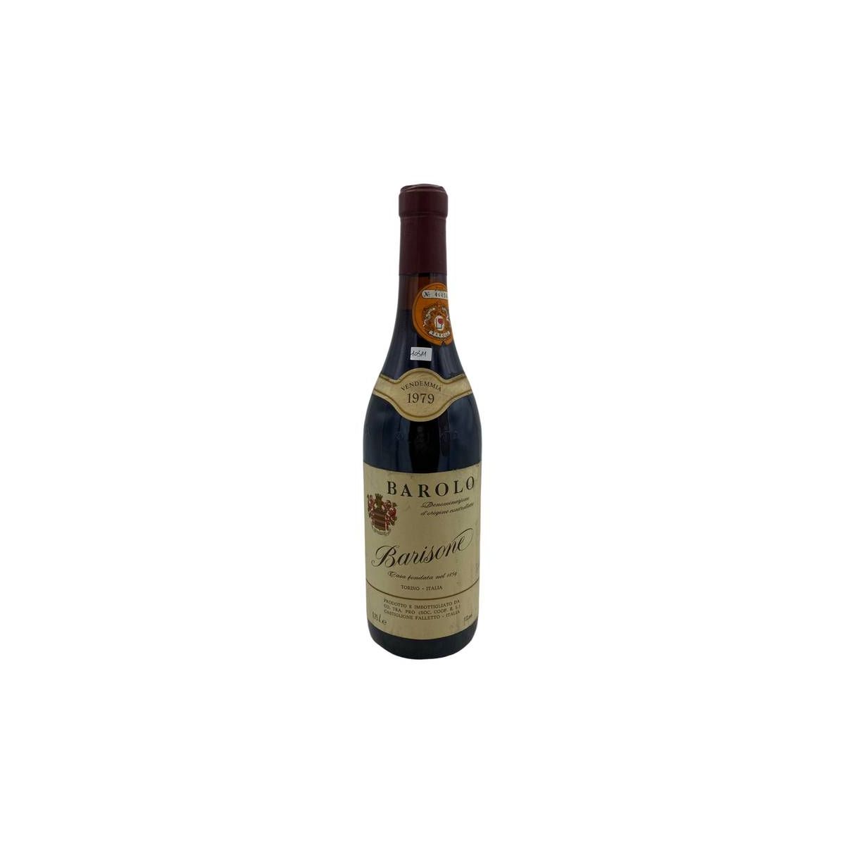 Vintage Bottle - Osvaldo Barisone Barolo DOC "Barisone" 1979 0,75 lt. - COD. 10311 - Enoteca Bevi Bene