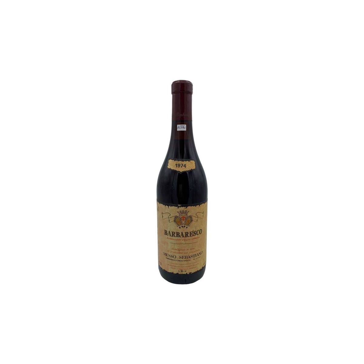 Vintage Bottle - Musso Sebastiano Barbaresco DOC 1974 0,75 lt. - COD. 10386 - Enoteca Bevi Bene
