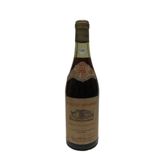 Vintage Bottle - Margnat Monopole Coteaux du Languedoc 1968 0,75 lt. - COD. 1246 - Enoteca Bevi Bene